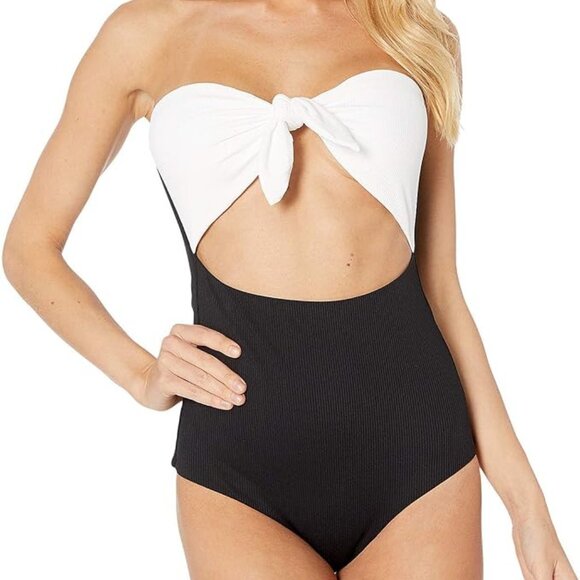 Onia Other - Onia Marie One Piece Swimsuit Black & White - New